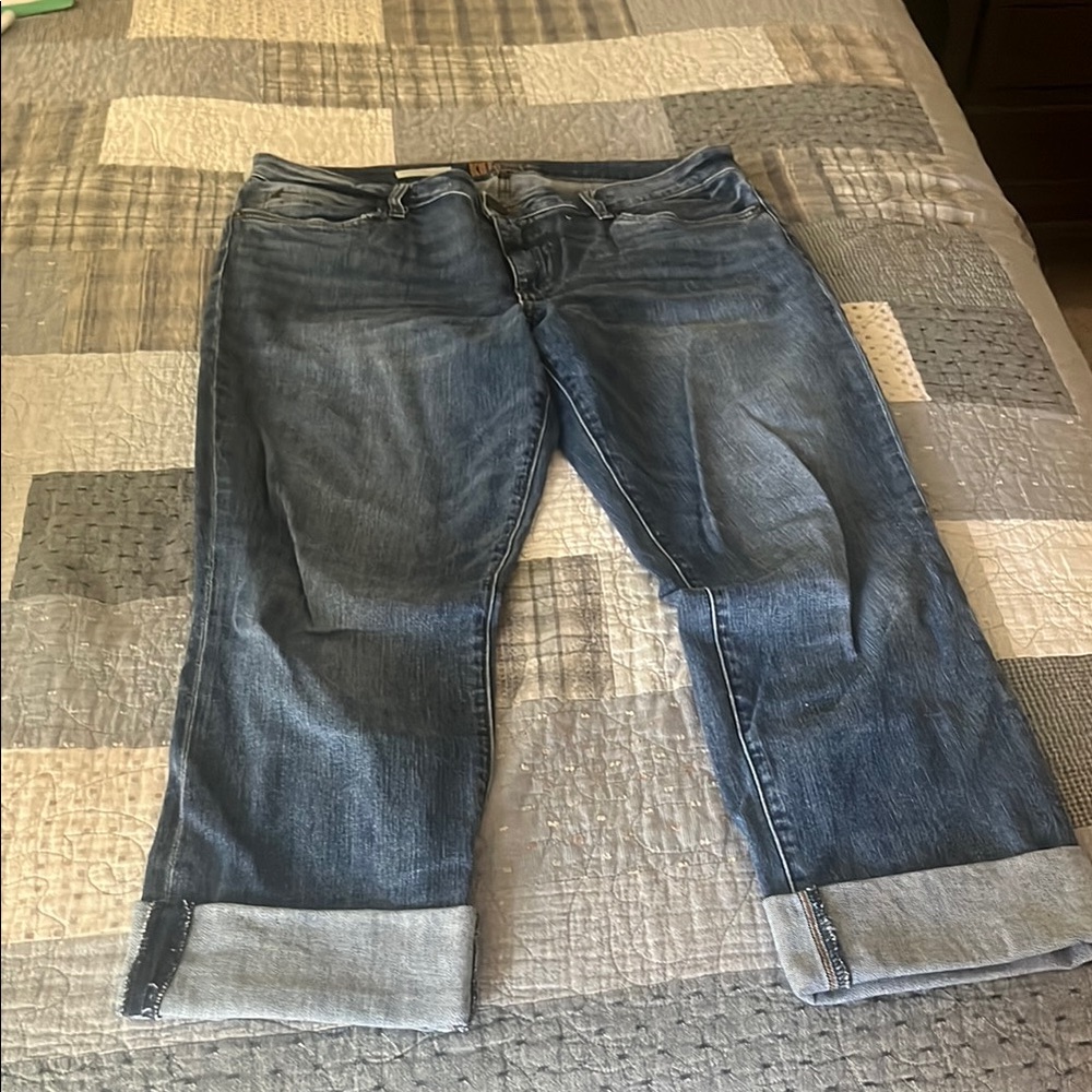 Kut from the Kloth Blue Boyfriend Jeans Relaxed Fit